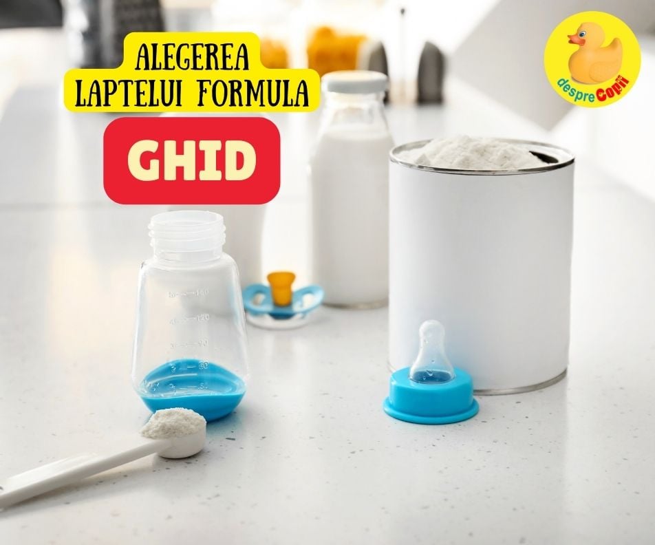 Cum alegem formula de lapte praf -  GHID pentru mamici de bebelusi