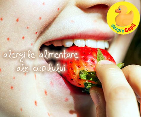 Semnele alergiilor alimentare pot fi prezente inca de la nastere