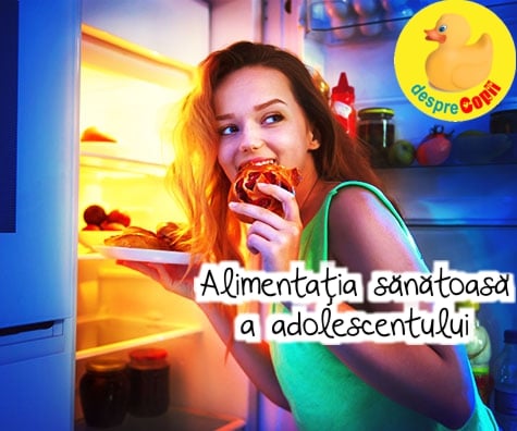 Alimentatia sanatoasa a adolescentului -  ghid