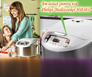 Philips Multicooker HD3037, un aparat destept care usureaza munca in bucatarie