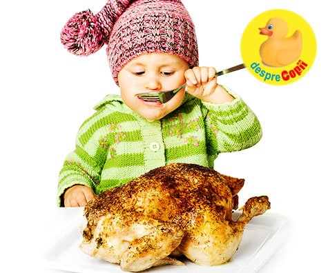 Introducerea carnii si a proteinelor in alimentatia bebelusului
