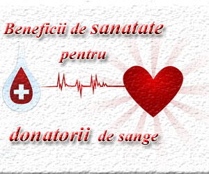 Beneficii de sanatate pentru donatorii de sange