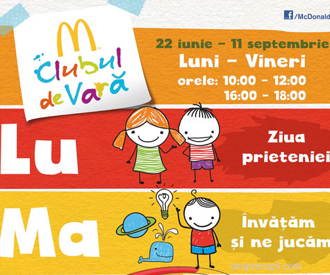 Clubul de Vara de la McDonald’s
