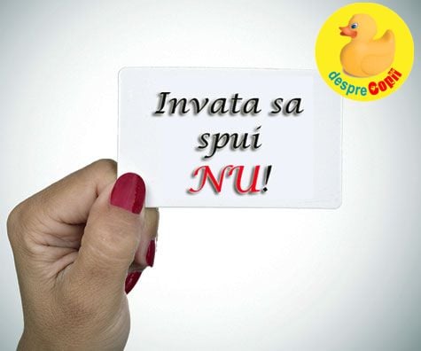 Invata sa spui nu copilului - sau despre consecventa in educatie