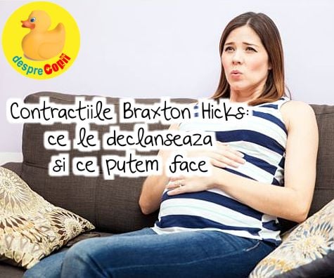 Contractiile Braxton Hicks: ce le declanseaza si ce putem face