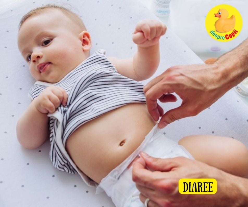 Diareea la bebelusi -  cauze si ce e de facut - sfatul medicului pediatru