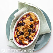 Tarta crumble cu fructe