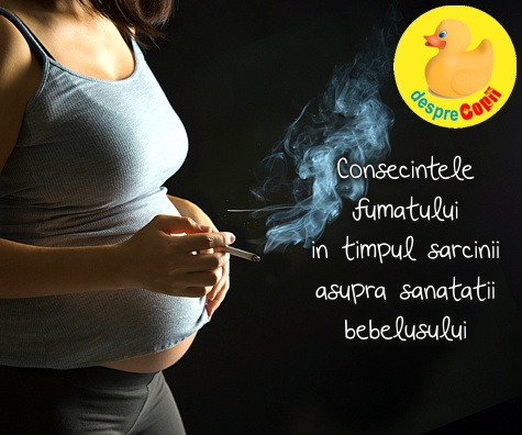 7 consecinte ale fumatului in timpul sarcinii