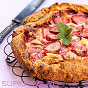 Galette cu mascarpone si capsuni