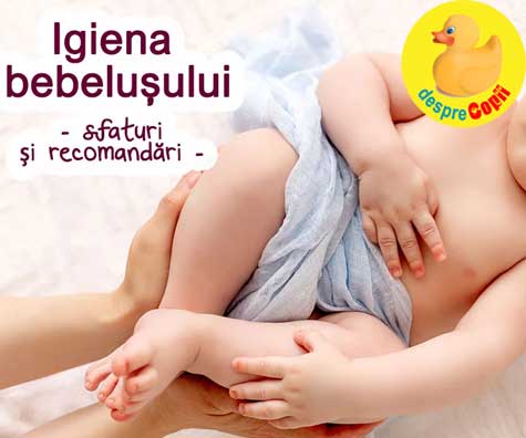 Igiena si ingrijirea bebelusului - iritatii, scutece, eczema, buric si alte aspecte