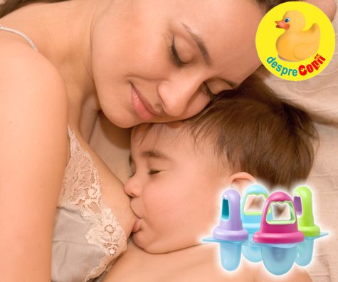Inghetata din lapte de mama: o solutie eficienta de calmare a gingiilor bebelusului