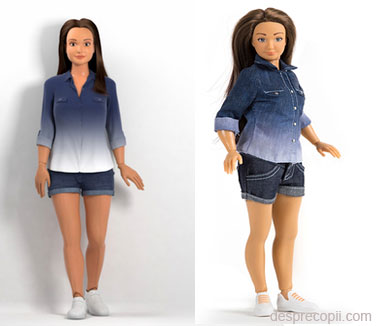 Noua rivala a lui Barbie – papusa Lammily