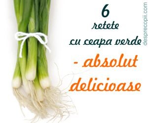 6 retete cu ceapa verde - absolut delicioase