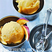 Sorbet de piersici si prosecco