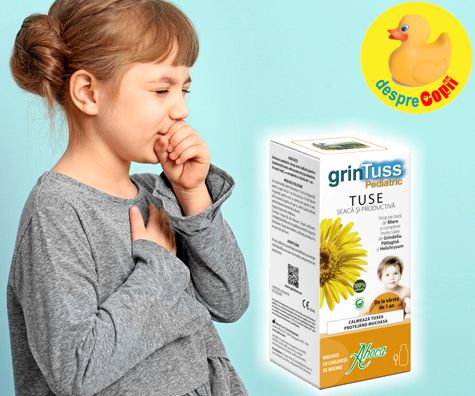 Remediul pentru tusea seaca si cea productiva intr-un singur produs: Grintuss