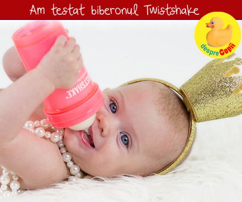 Biberonul Twistshake: am vazut diferenta chiar de la prima utilizare