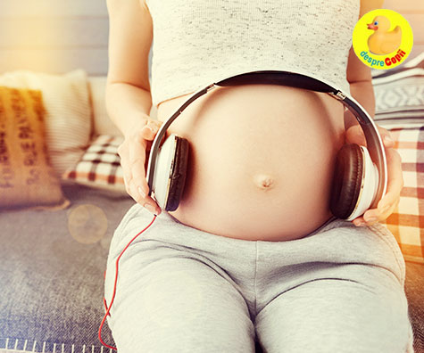 Vorbeste cu burtica ta: bebe te aude si invata!