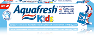 Aquafresh pasta de dinti KIDS 0-6 ani