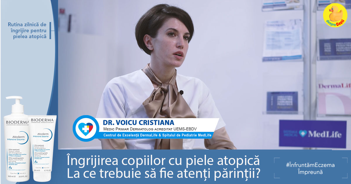 Ingrijirea copiilor cu piele atopica - La ce trebuie sa fie atenti parintii?