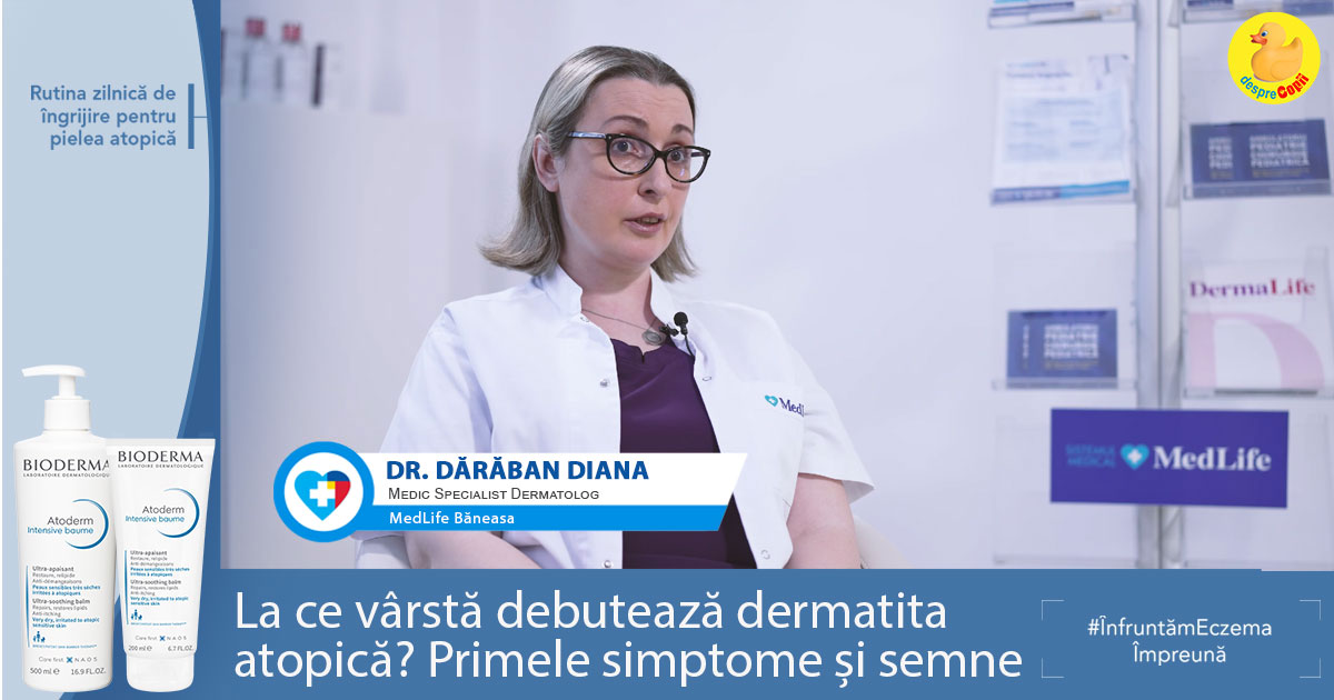 La ce varsta debuteaza dermatita atopica? Primele simptome si semne