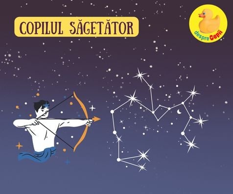 Copilul Sagetator: un copil precoce, inteligent si foarte social - horoscopul copiilor