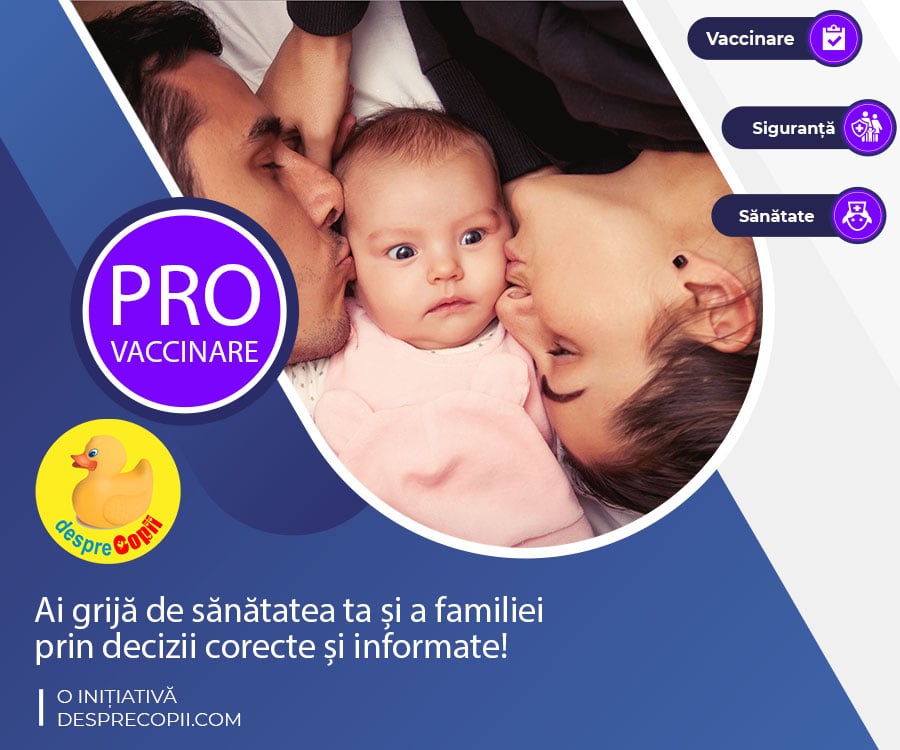 Vaccinarea, cea mai sigura si responsabila metoda de a proteja sanatatea copiilor si a familiei