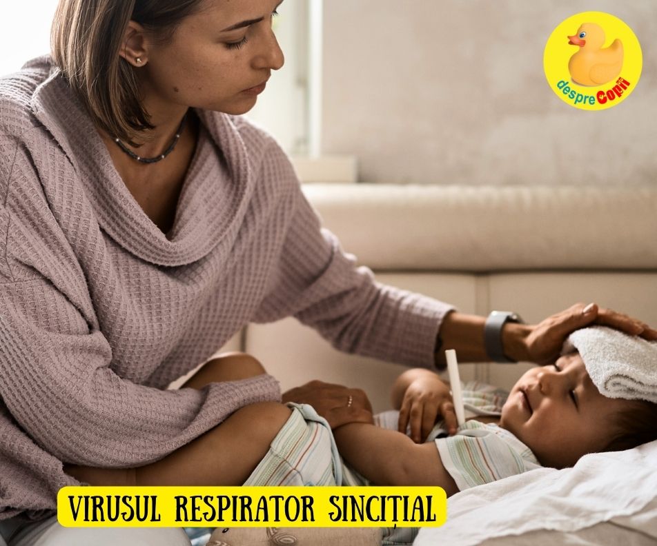 Virusul respirator sincitial (VRS) la bebelusi. Simptome, transmitere, tratament si complicatii