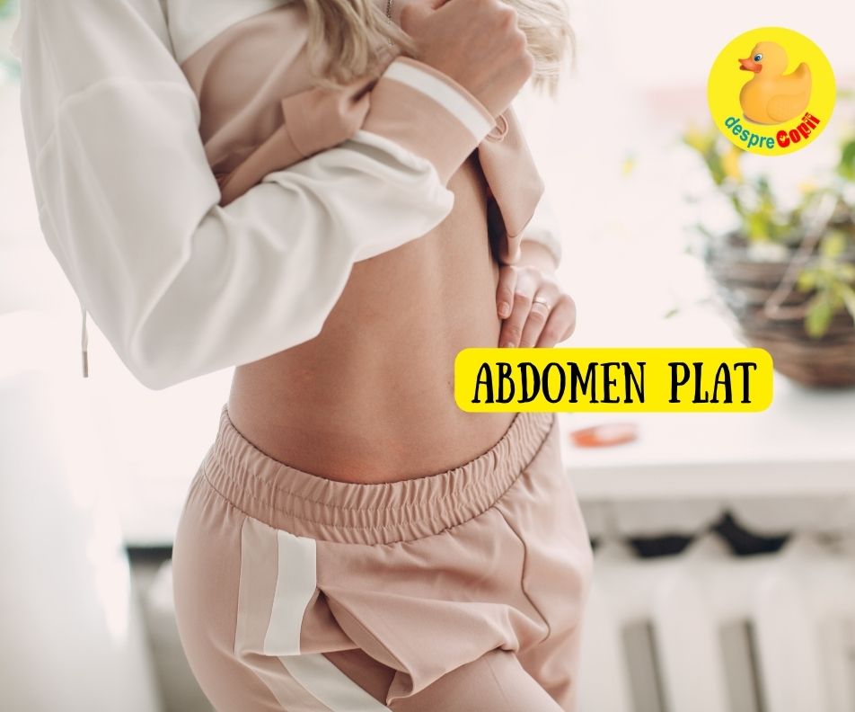 Poti avea un abdomen plat cu aceste 12 activitati - dar nu uita ca disciplina este cheia