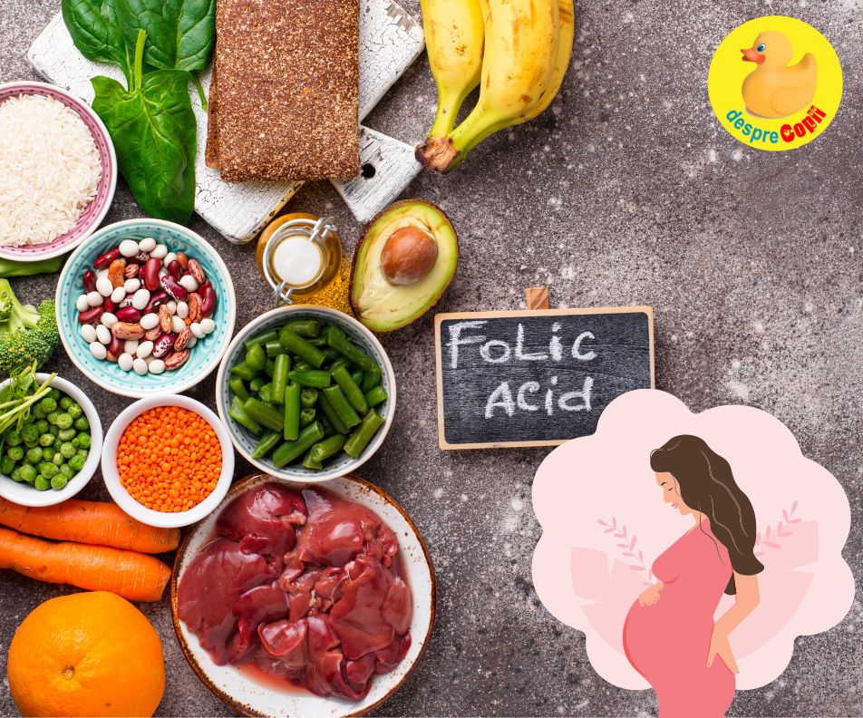 Acidul folic: Tot ce e nevoie să știi despre această vitamină ESENTIALĂ a sarcinii