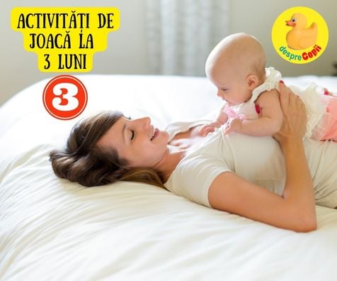 Bebe la 3 luni: 6 activitati de joaca si stimulare