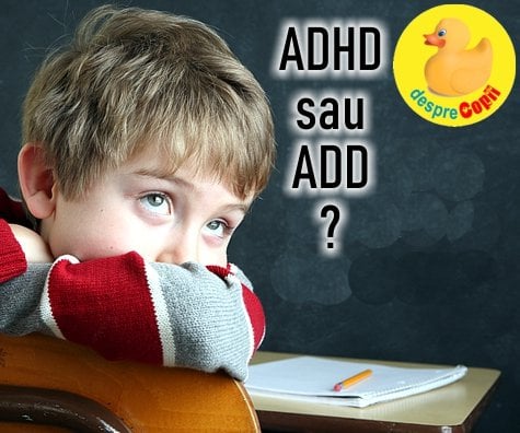 ADHD si ADD: care e diferenta