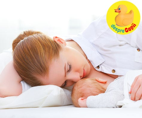 Alaptarea si co-sleepingul: de ce alaptarea poate deveni mai usoara iar bebe poate dormi mai bine