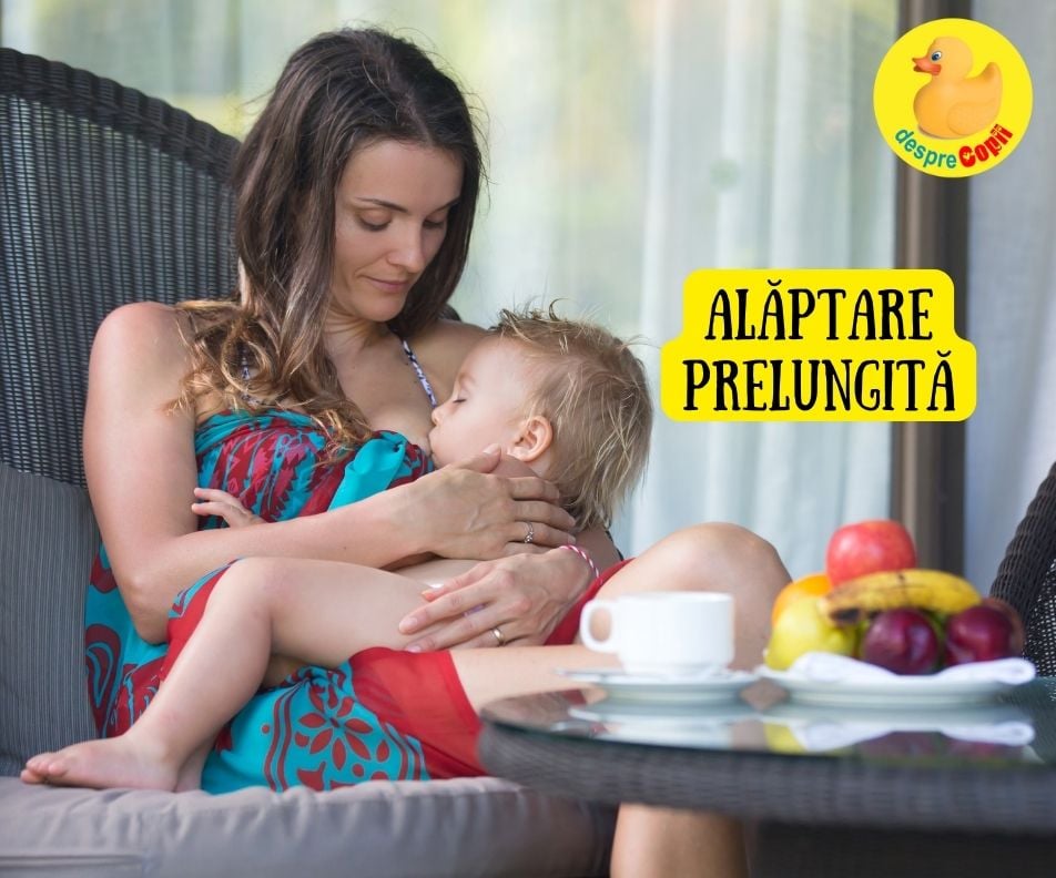 Alaptarea prelungita a bebelusului -  beneficii pentru copil si mama