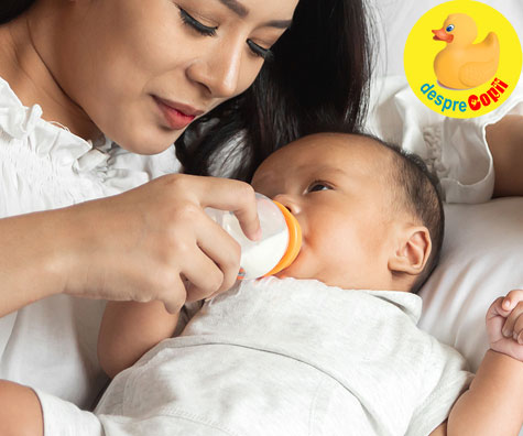 Alaptarea cu biberonul: Mai precis hranirea bebelusului cu biberonul. 9 lucruri esentiale de stiut draga mami