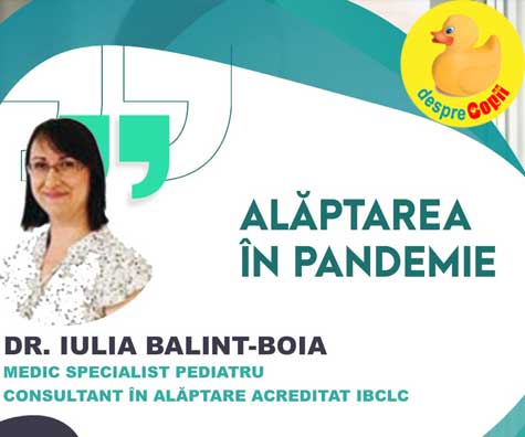 Alaptarea in pandemie. Intrebari despre riscuri, probleme si neclaritati - raspunsul si sfatul consultantului in alaptare IBCLC