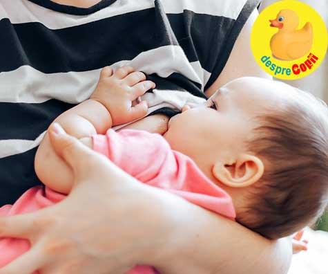 Mamici care alapteaza: consumul de lapte al mamei poate reduce alergiile alimentare la bebelus