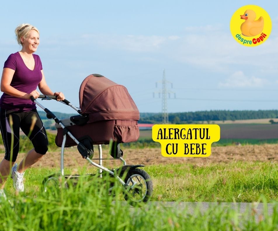 Mami de bebe vrei sa mergi la jogging cu bebe? Iata niste atentionari pentru siguranta lui bebe