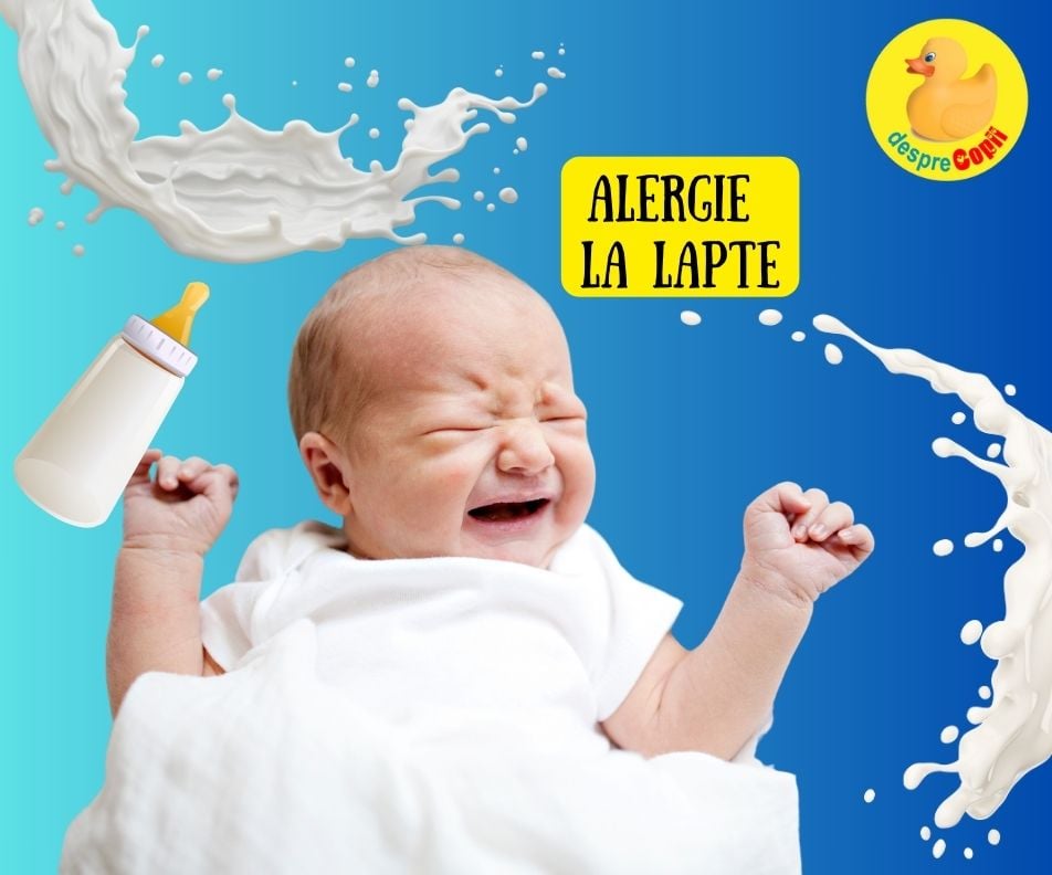 Alergia la lapte a bebelusului: simptome, cauze si tratare - cum hranim bebelusul in aceasta situatie