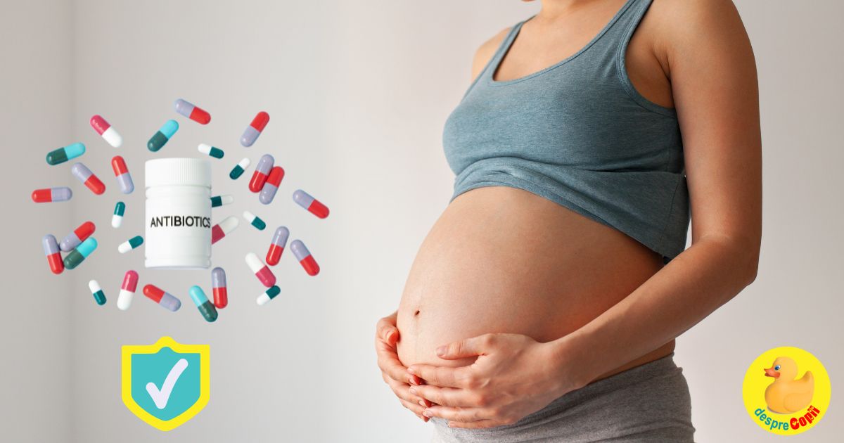 4 tipuri de antibiotice declarate sigure pentru toate etapele sarcinii si cele pe care trebuie sa le eviti width=