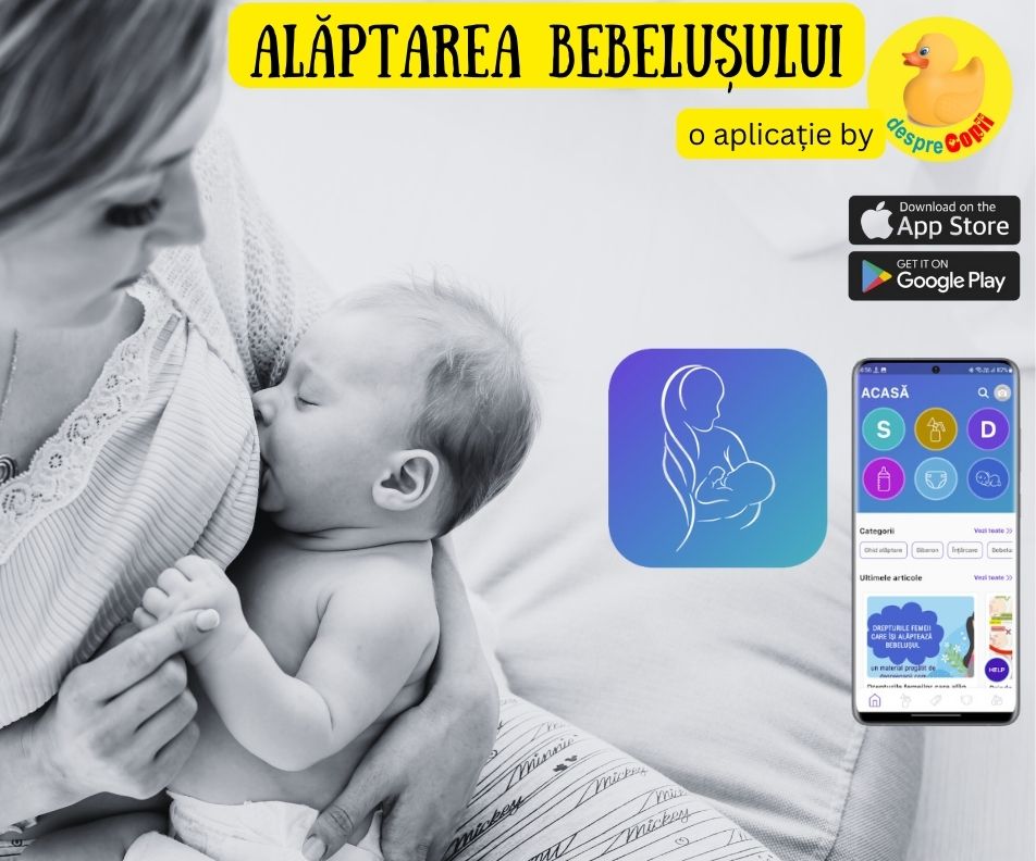 Alaptarea bebelusului - aplicatia de suport care va iti va face alaptarea mai usoara