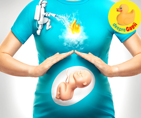 Arsurile la stomac din timpul sarcinii: cum se tin sub control si ce pot indica