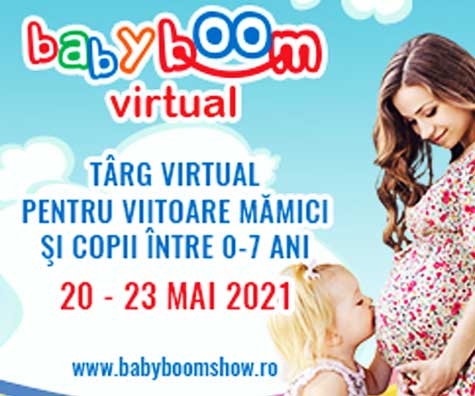 Astazi se deschide Baby Boom Show Virtual, cel mai mare targ online pentru copii si viitoare mamici
