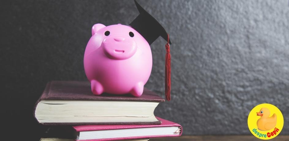 Educatia financiara a copilului -  cum punem deoparte bani pentru scoala in strainatate?