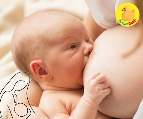6 semne ca bebe este bine alaptat - infografic si sfaturi esentiale