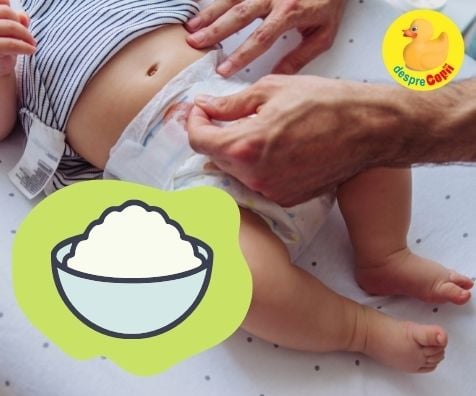Mucilagiul de orez e eficient daca bebe are diaree - un remediu natural la indemana