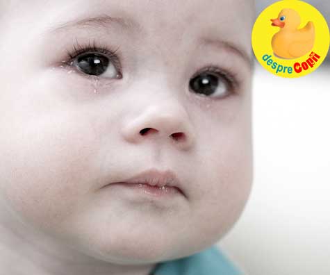Bebelusului ii lacrimeaza ochisorii: ce facem pentru a evita complicatiile unui canal lacrimal infectat