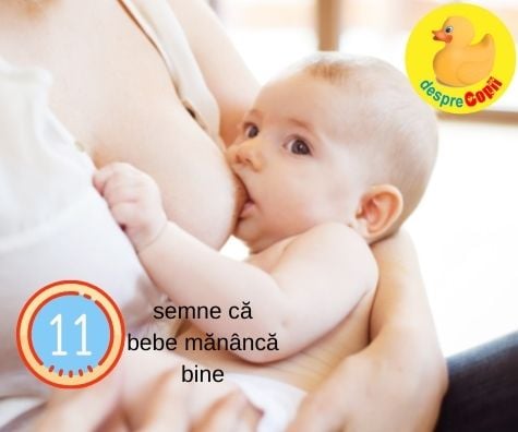 11 semne care te ajuta sa stii daca bebelusul alaptat mananca suficient