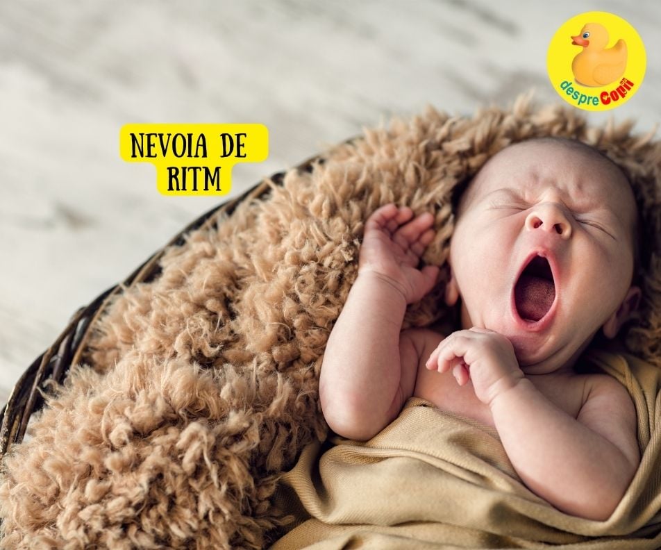 Bebelusul are nevoie de un ritm zilnic - asa introducem ritmul de hranire-joaca-somn in programul sau