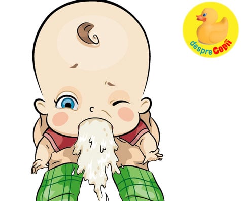 Varsaturile bebelusului: De ce vomita bebe si ce putem face - sfatul medicului