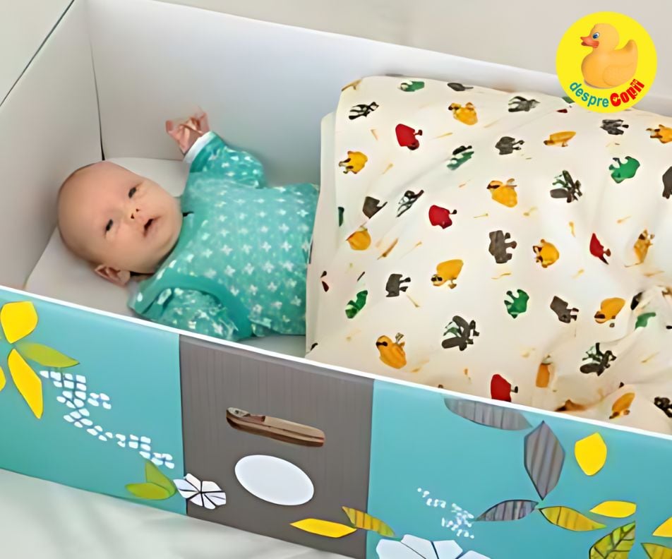 De ce dorm bebelusii finlandezi in cutii de carton - o traditie benefica in cultura acestei tari nordice